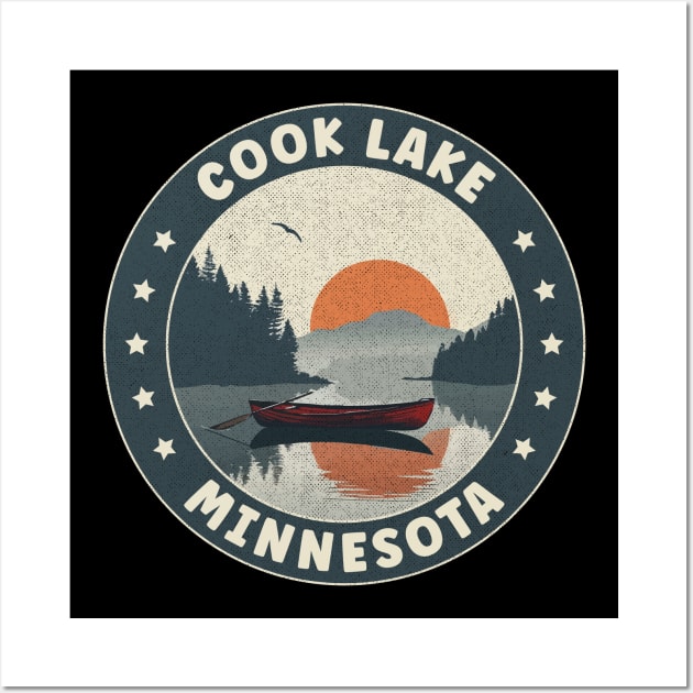 Cook Lake Minnesota Sunset Wall Art by turtlestart